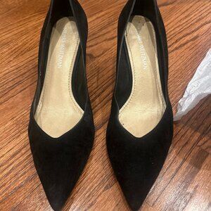 Stuart Weitzman 75 Pump Black Suede, Size 11, Like New